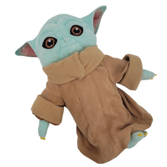 Mandalorian the Child Plushis Stuffed Animal Grogu 12" Star Wars Disney - Picture 3 of 4